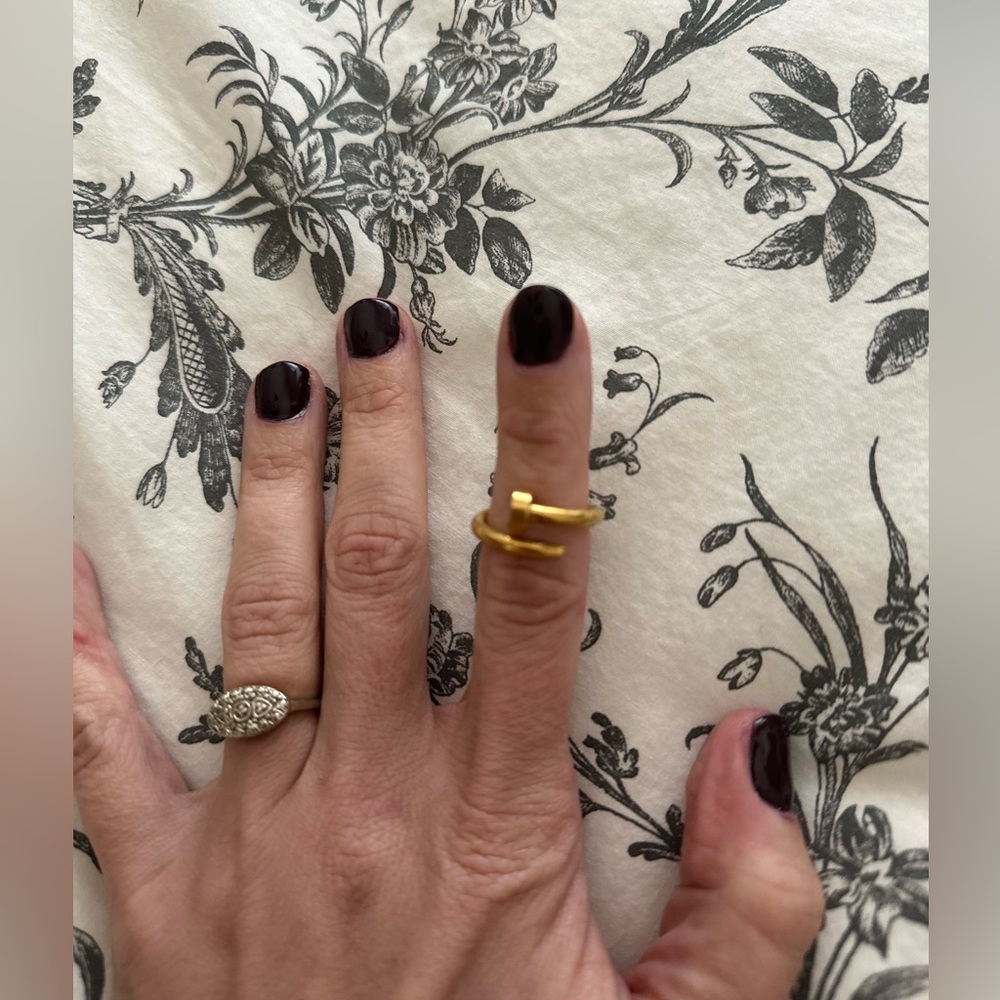 Designer Nailhead Ring